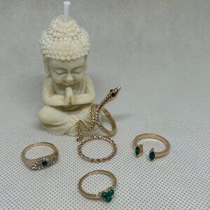 Gold Chic Boho Rings -  Assortment